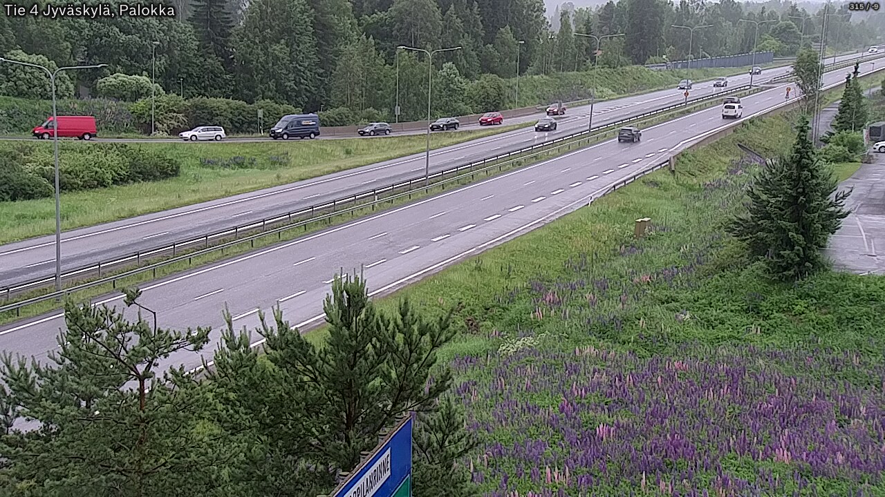 Weather Camera Image Road 4 Jyväskylä, Palokka, Jyväskylä, Keski-Suomi
