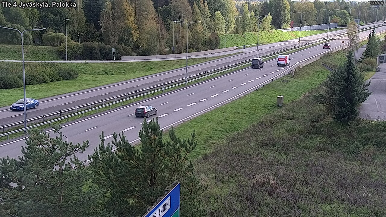 Weather Camera Image Road 4 Jyväskylä, Palokka, Jyväskylä, Keski-Suomi