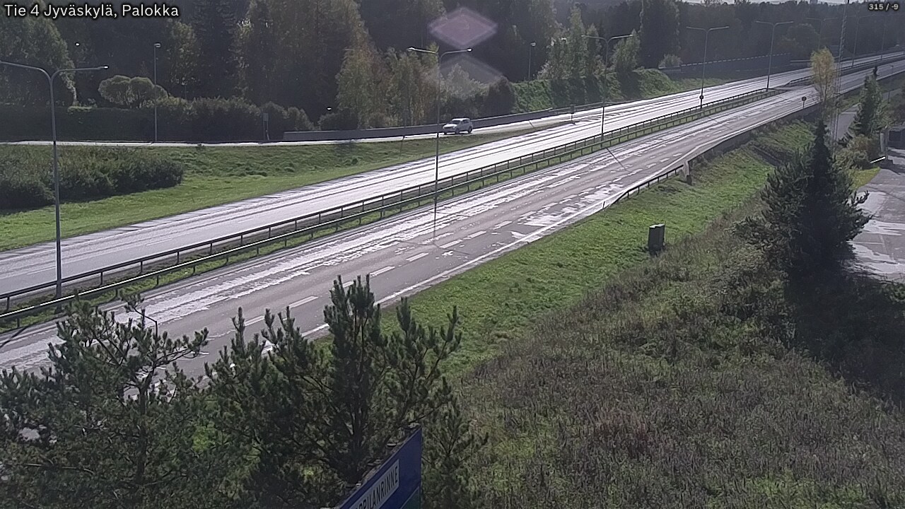 Weather Camera Image Road 4 Jyväskylä, Palokka, Jyväskylä, Keski-Suomi