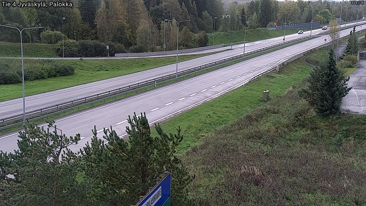 Weather Camera Image Väg 4 Jyväskylä, Palokka, Jyväskylä, Keski-Suomi