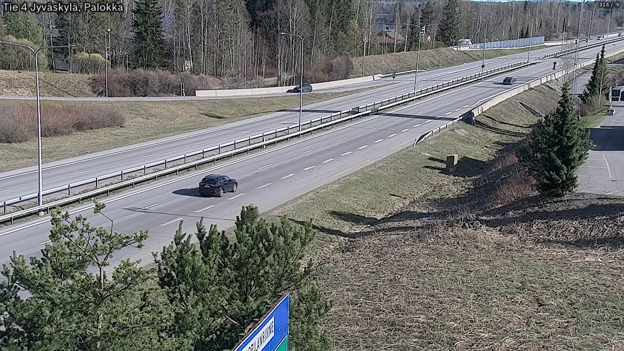 Kelikamerat Kuva Tie 4 Jyväskylä, Palokka, Jyväskylä, Keski-Suomi
