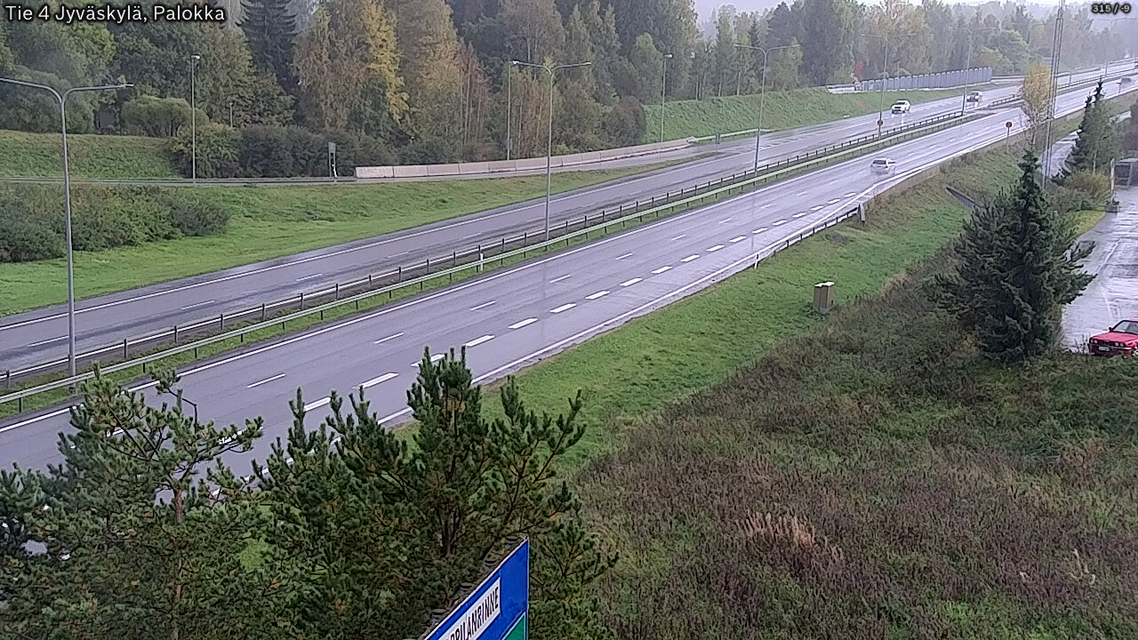Weather Camera Image Väg 4 Jyväskylä, Palokka, Jyväskylä, Keski-Suomi