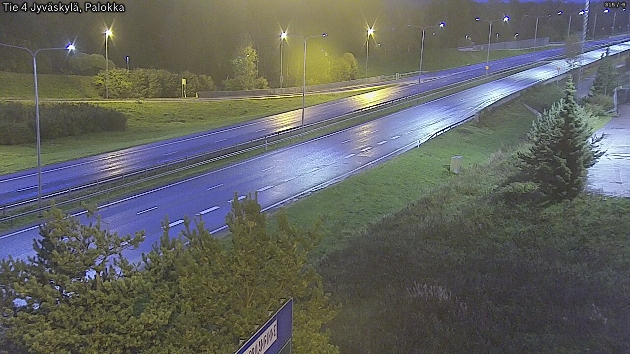Weather Camera Image Väg 4 Jyväskylä, Palokka, Jyväskylä, Keski-Suomi