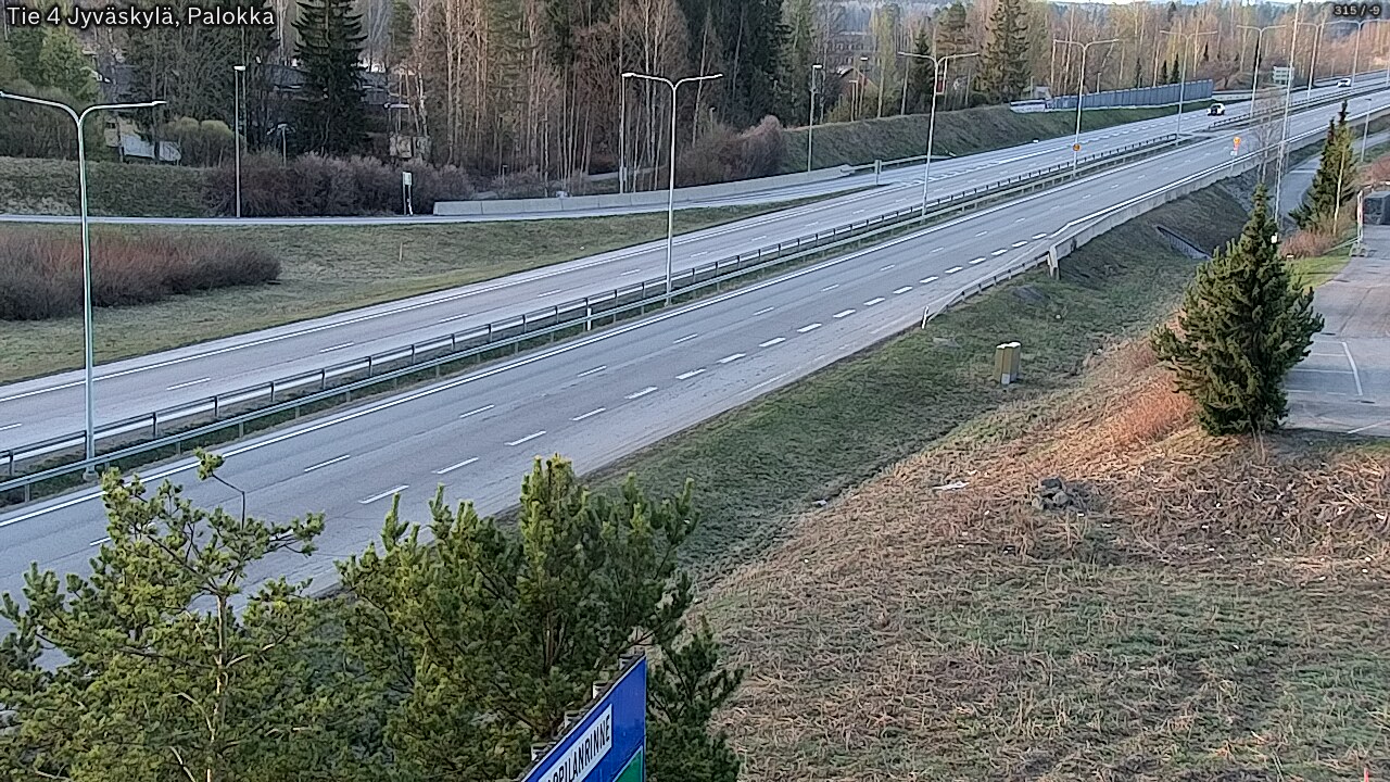 Weather Camera Image Road 4 Jyväskylä, Palokka, Jyväskylä, Keski-Suomi