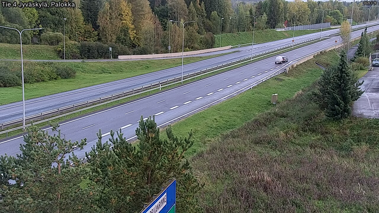 Weather Camera Image Väg 4 Jyväskylä, Palokka, Jyväskylä, Keski-Suomi