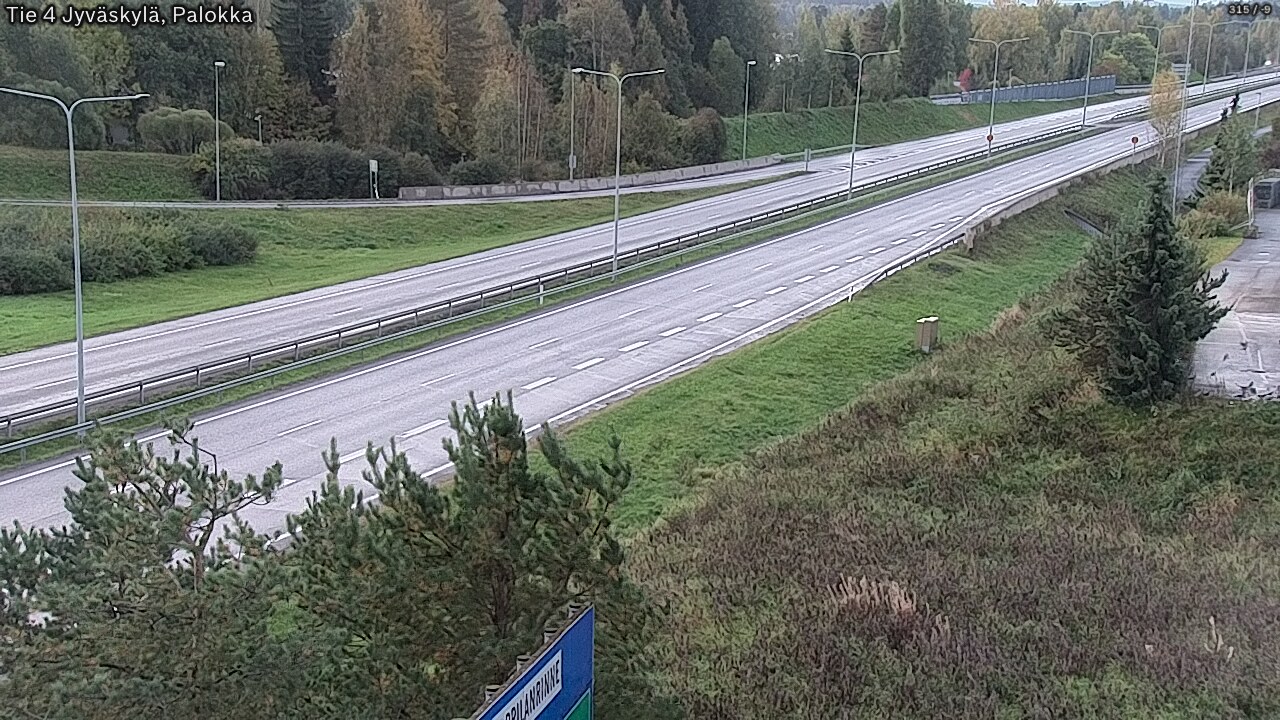 Weather Camera Image Väg 4 Jyväskylä, Palokka, Jyväskylä, Keski-Suomi