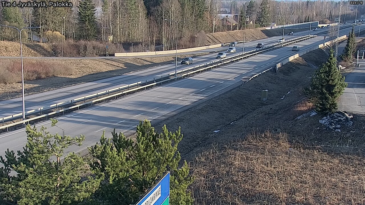 Weather Camera Image Road 4 Jyväskylä, Palokka, Jyväskylä, Keski-Suomi