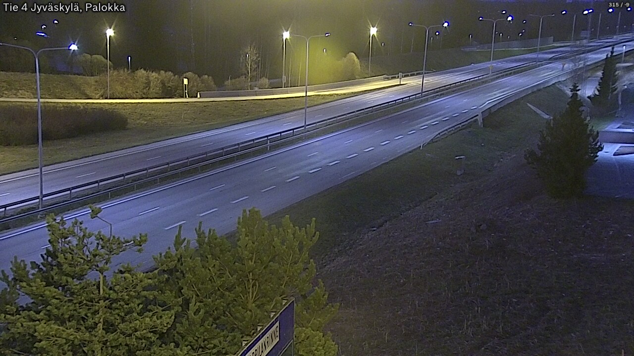 Weather Camera Image Road 4 Jyväskylä, Palokka, Jyväskylä, Keski-Suomi