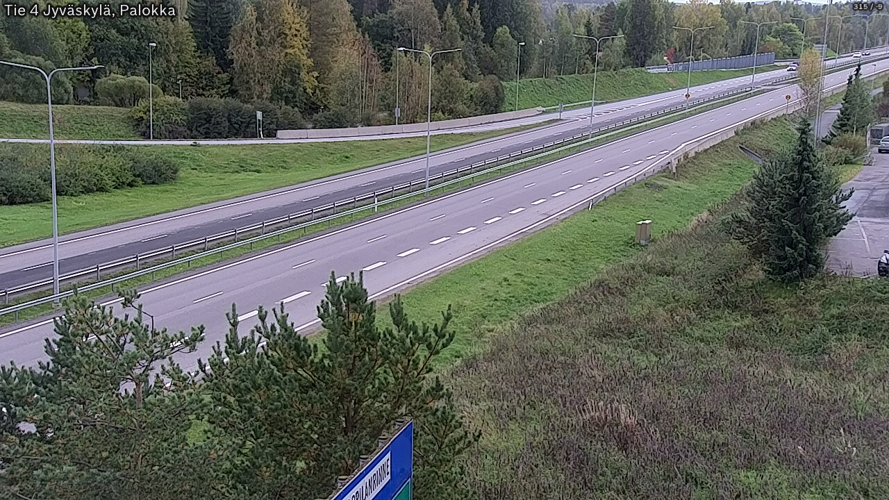 Weather Camera Image Väg 4 Jyväskylä, Palokka, Jyväskylä, Keski-Suomi