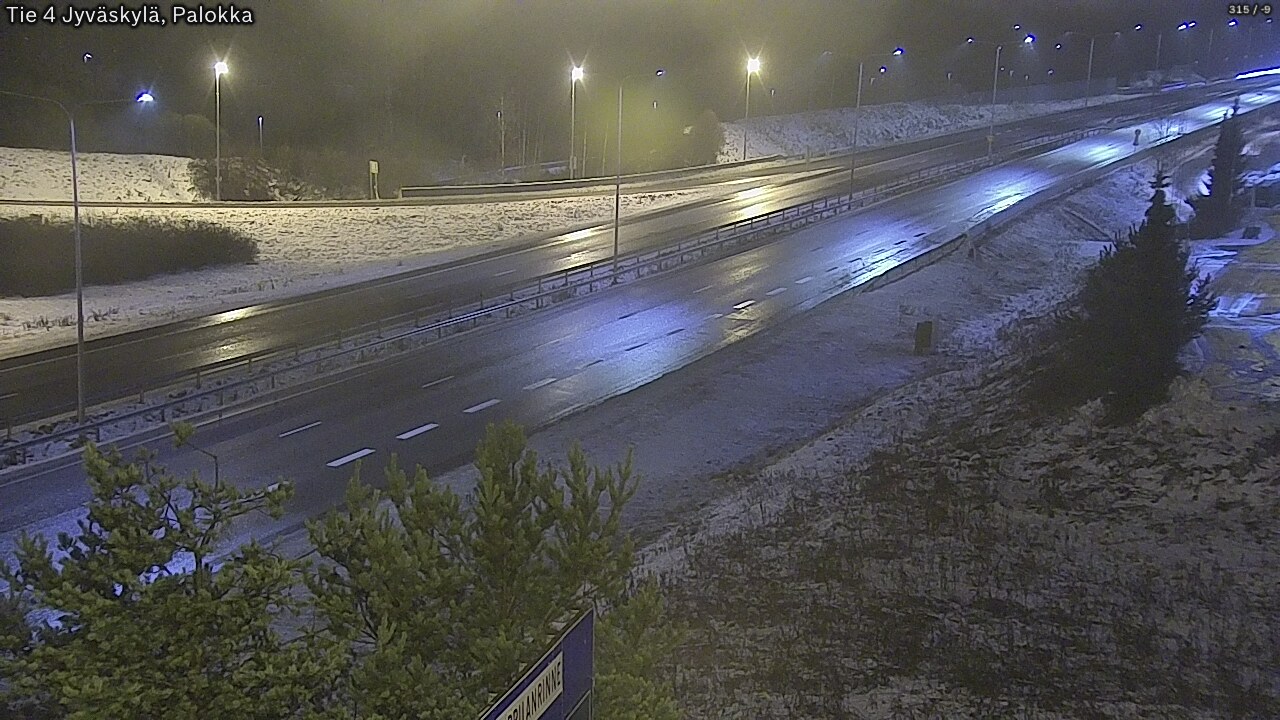 Weather Camera Image Väg 4 Jyväskylä, Palokka, Jyväskylä, Keski-Suomi