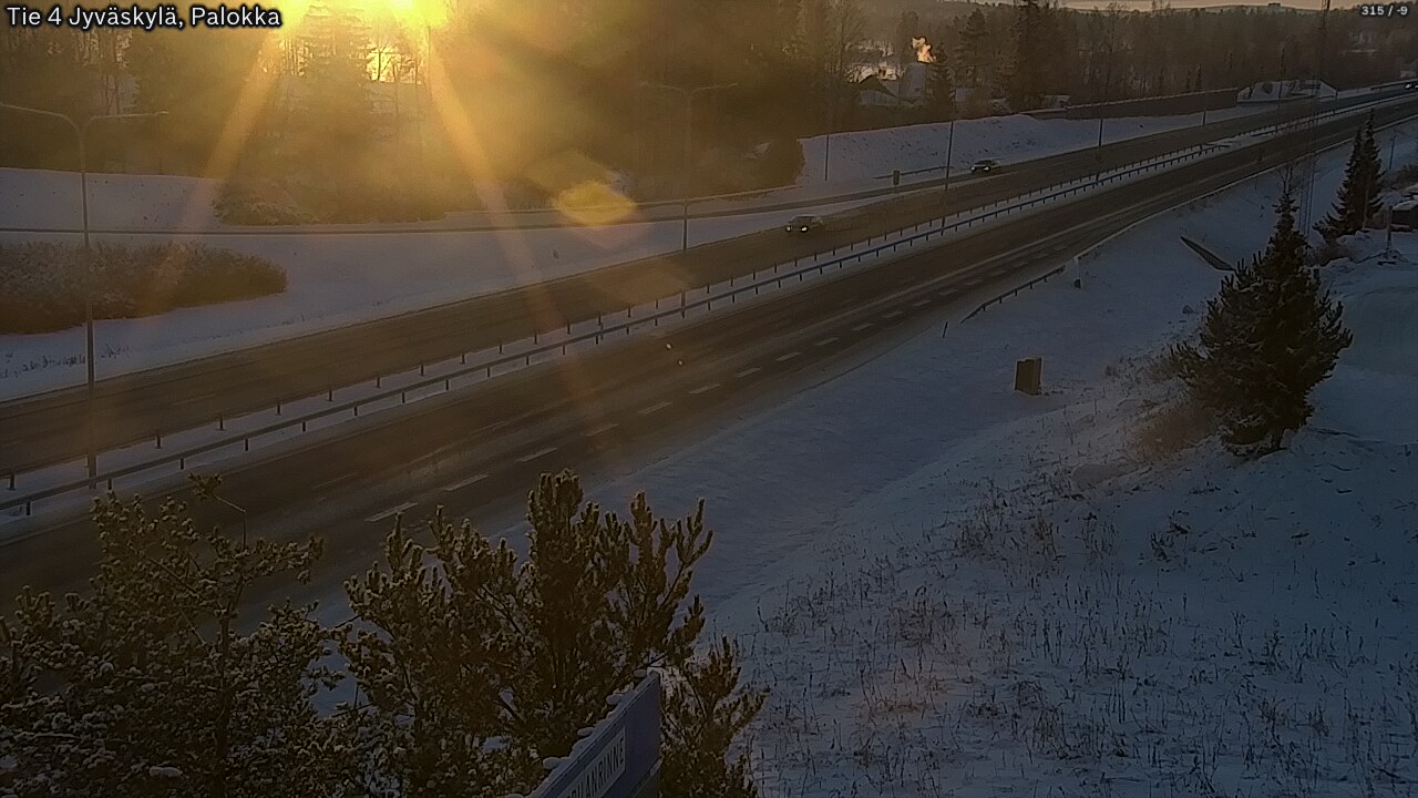 Weather Camera Image Road 4 Jyväskylä, Palokka, Jyväskylä, Keski-Suomi