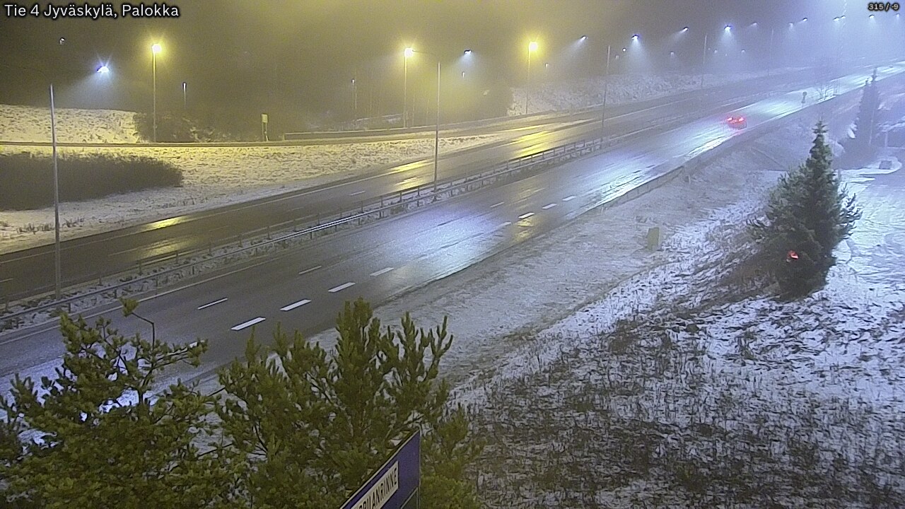 Weather Camera Image Väg 4 Jyväskylä, Palokka, Jyväskylä, Keski-Suomi