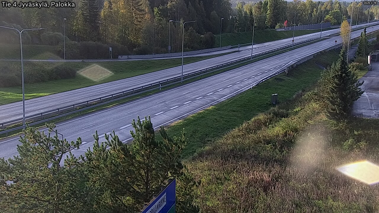 Weather Camera Image Väg 4 Jyväskylä, Palokka, Jyväskylä, Keski-Suomi