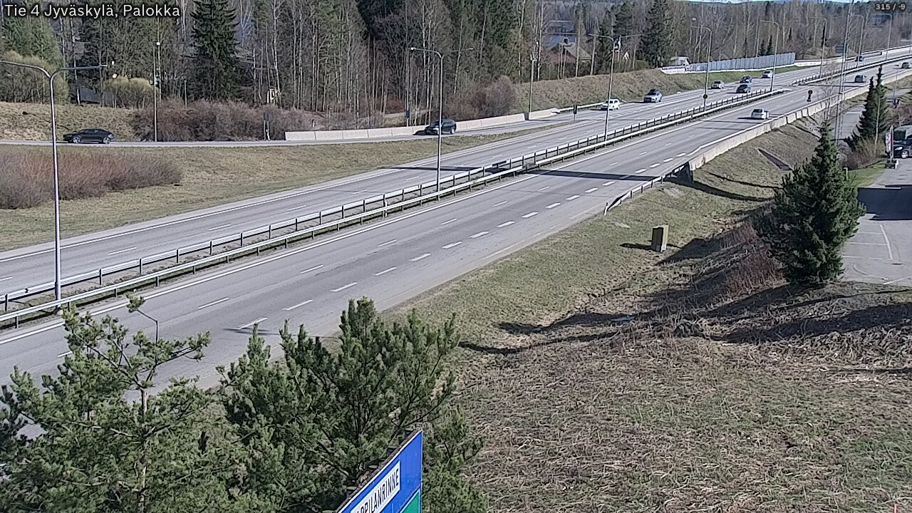Kelikamerat Kuva Tie 4 Jyväskylä, Palokka, Jyväskylä, Keski-Suomi