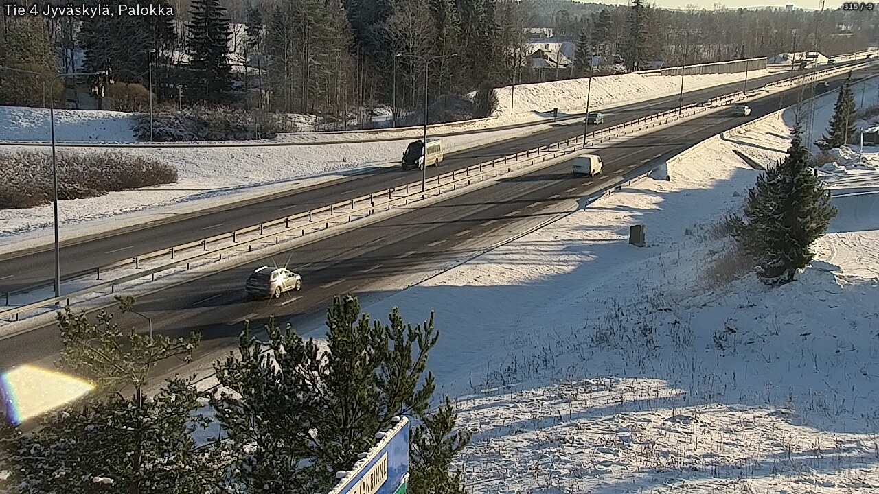 Weather Camera Image Road 4 Jyväskylä, Palokka, Jyväskylä, Keski-Suomi