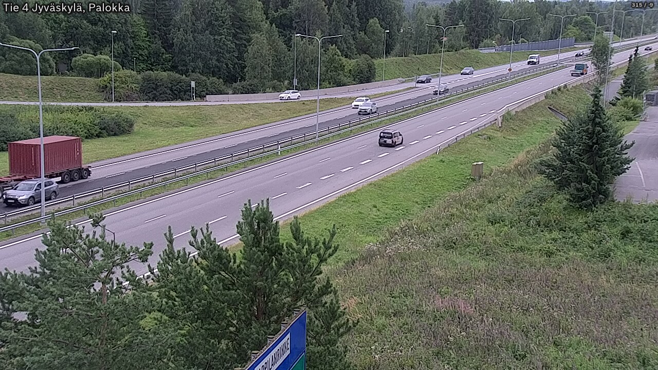 Weather Camera Image Road 4 Jyväskylä, Palokka, Jyväskylä, Keski-Suomi
