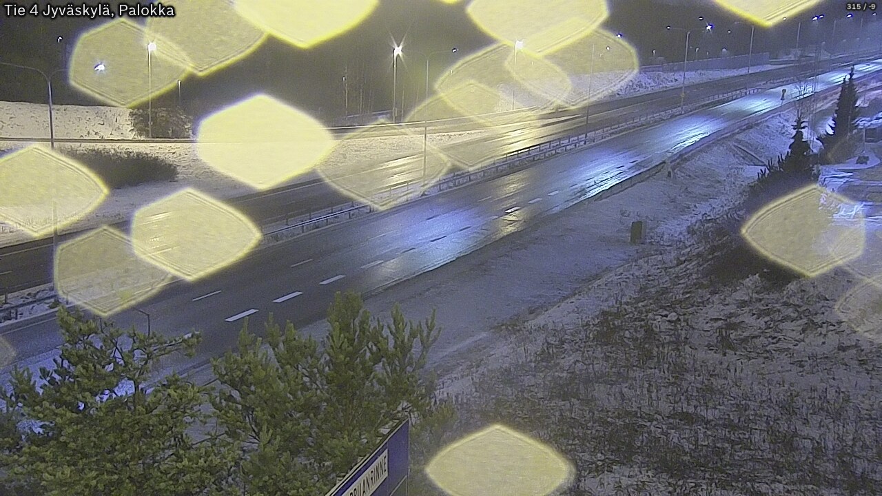 Weather Camera Image Väg 4 Jyväskylä, Palokka, Jyväskylä, Keski-Suomi