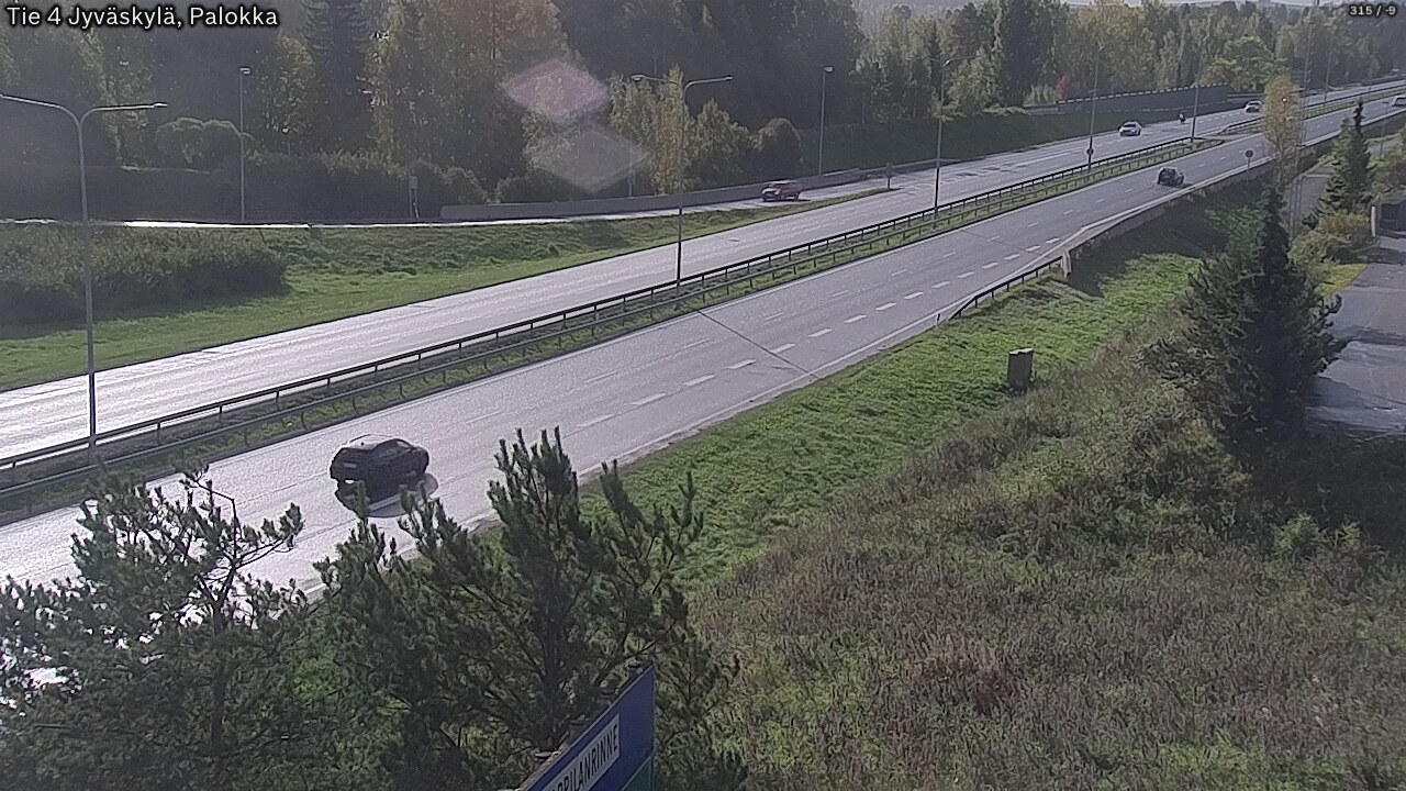Weather Camera Image Väg 4 Jyväskylä, Palokka, Jyväskylä, Keski-Suomi