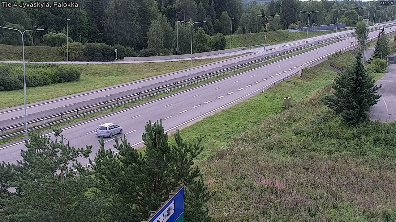 Weather Camera Image Road 4 Jyväskylä, Palokka, Jyväskylä, Keski-Suomi