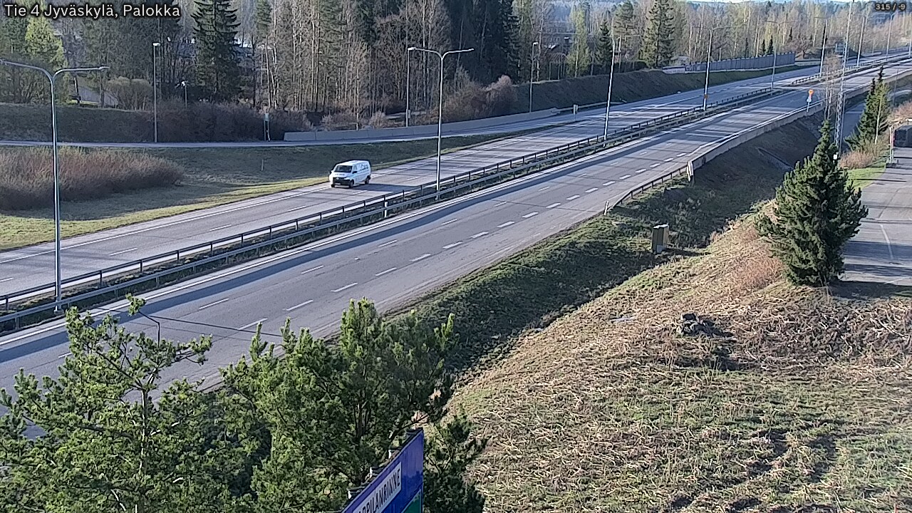 Weather Camera Image Road 4 Jyväskylä, Palokka, Jyväskylä, Keski-Suomi