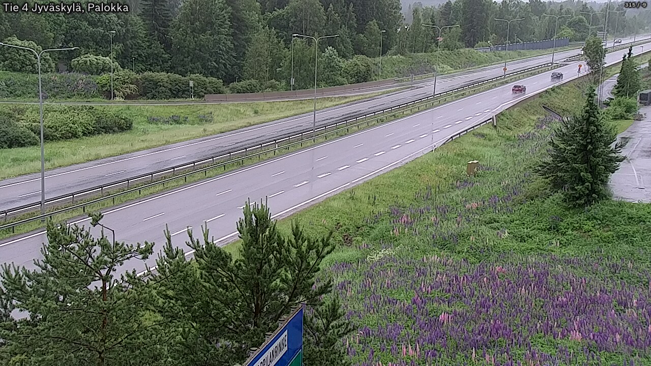 Weather Camera Image Road 4 Jyväskylä, Palokka, Jyväskylä, Keski-Suomi