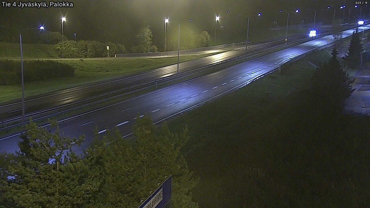 Weather Camera Image Väg 4 Jyväskylä, Palokka, Jyväskylä, Keski-Suomi