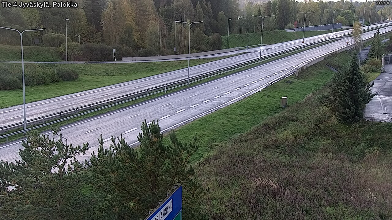Weather Camera Image Väg 4 Jyväskylä, Palokka, Jyväskylä, Keski-Suomi