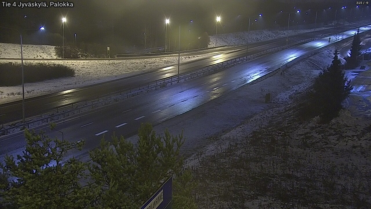 Weather Camera Image Väg 4 Jyväskylä, Palokka, Jyväskylä, Keski-Suomi