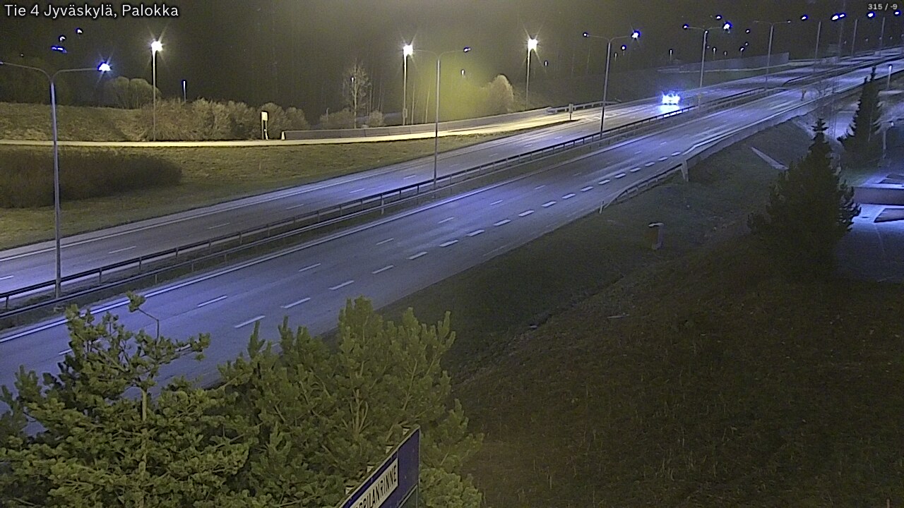 Weather Camera Image Road 4 Jyväskylä, Palokka, Jyväskylä, Keski-Suomi
