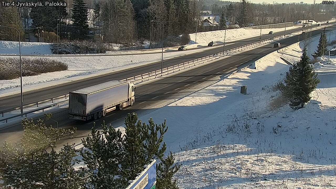 Weather Camera Image Road 4 Jyväskylä, Palokka, Jyväskylä, Keski-Suomi