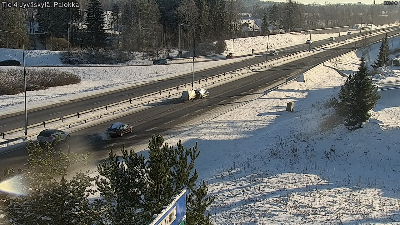 Weather Camera Image Road 4 Jyväskylä, Palokka, Jyväskylä, Keski-Suomi