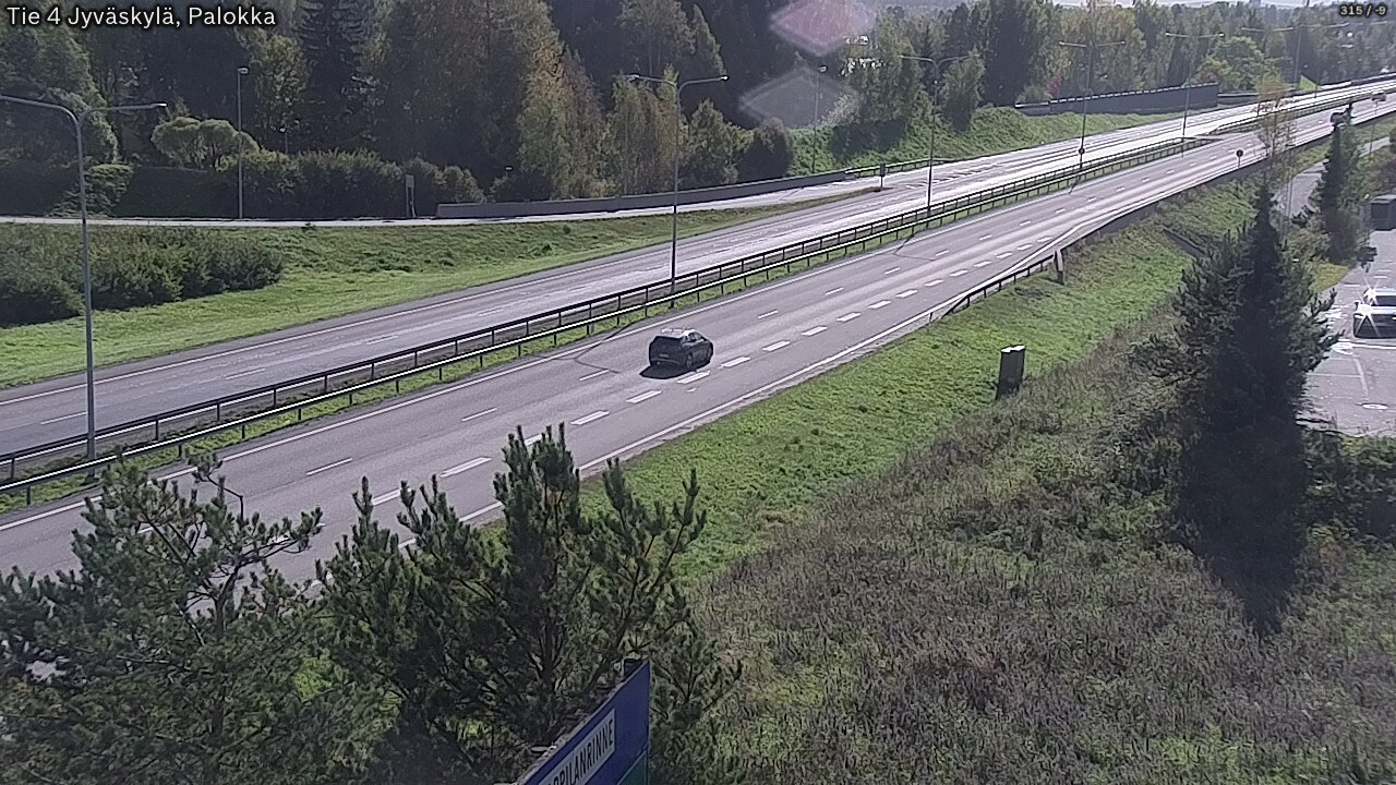 Weather Camera Image Road 4 Jyväskylä, Palokka, Jyväskylä, Keski-Suomi