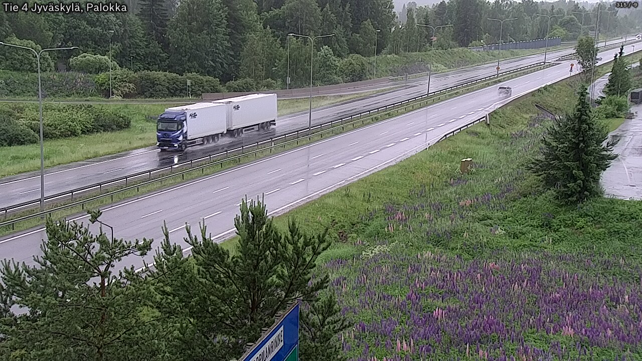 Weather Camera Image Road 4 Jyväskylä, Palokka, Jyväskylä, Keski-Suomi