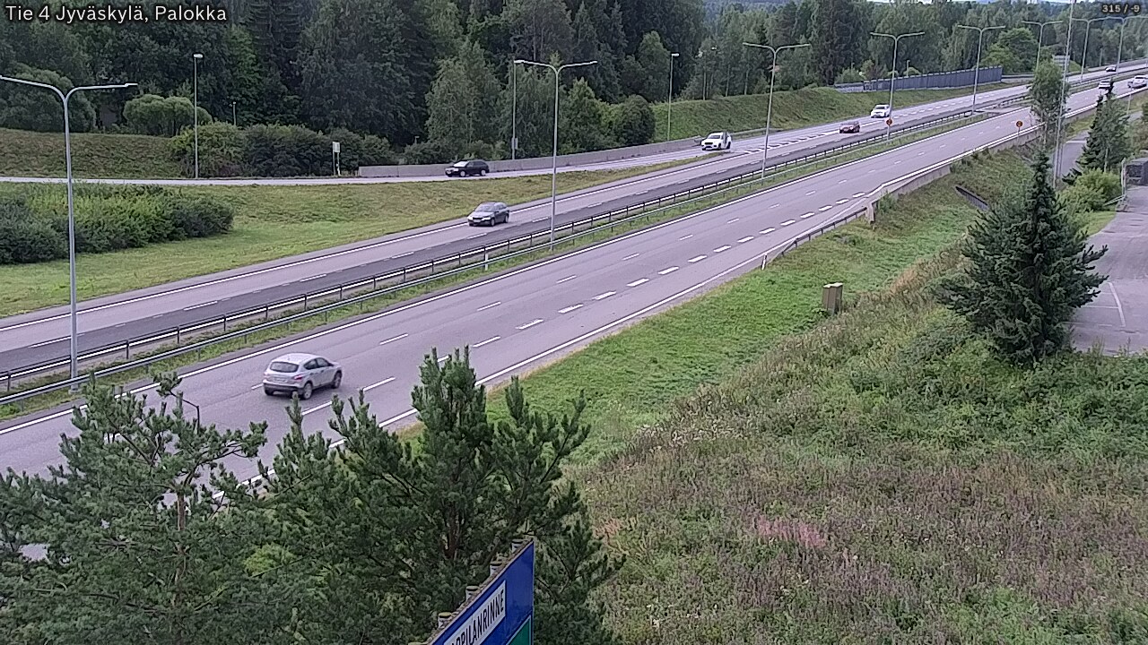 Weather Camera Image Road 4 Jyväskylä, Palokka, Jyväskylä, Keski-Suomi