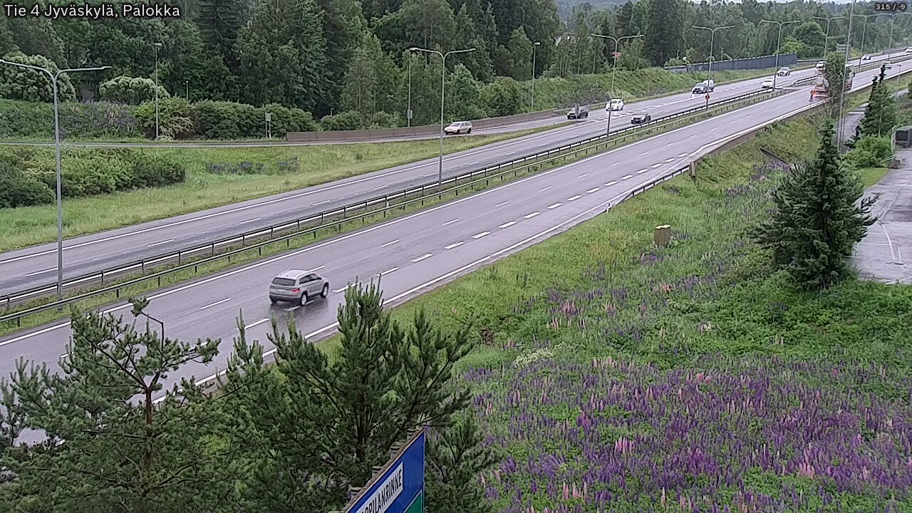 Weather Camera Image Road 4 Jyväskylä, Palokka, Jyväskylä, Keski-Suomi