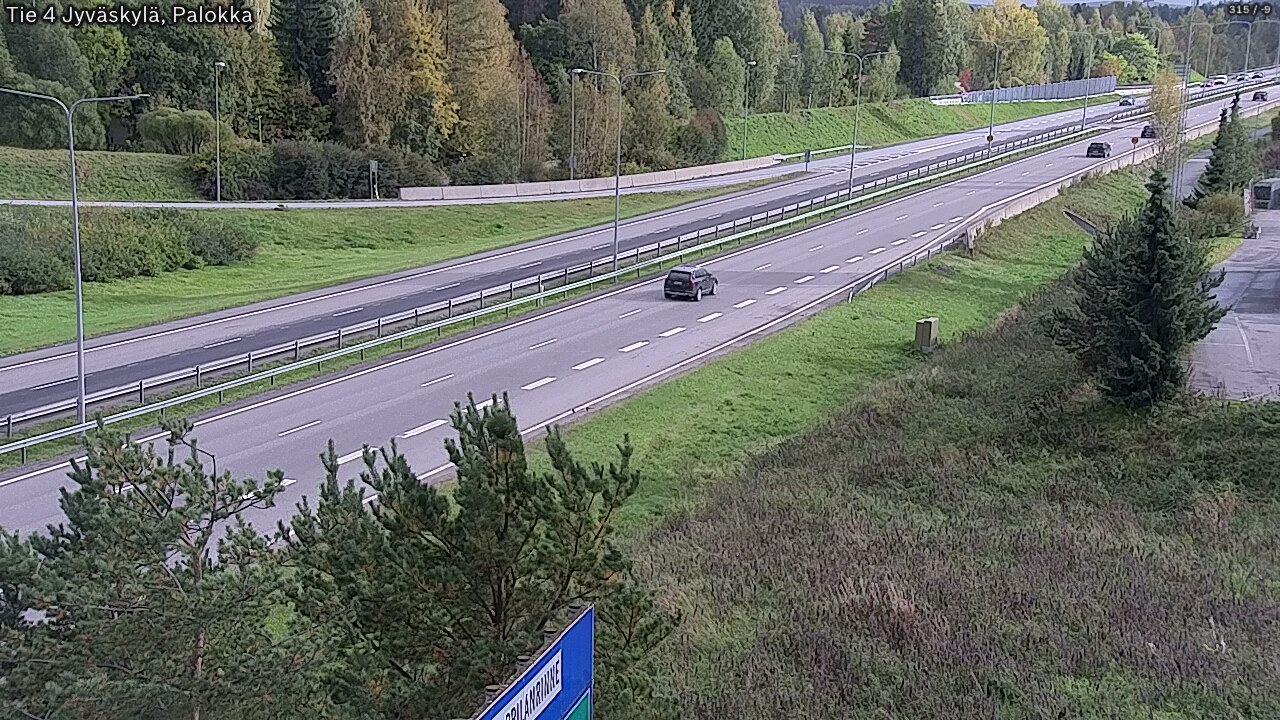 Weather Camera Image Väg 4 Jyväskylä, Palokka, Jyväskylä, Keski-Suomi