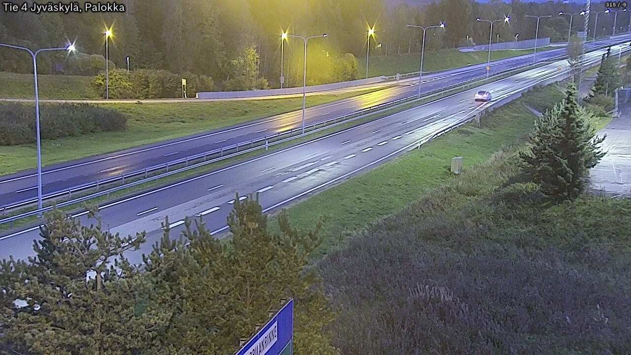 Weather Camera Image Väg 4 Jyväskylä, Palokka, Jyväskylä, Keski-Suomi