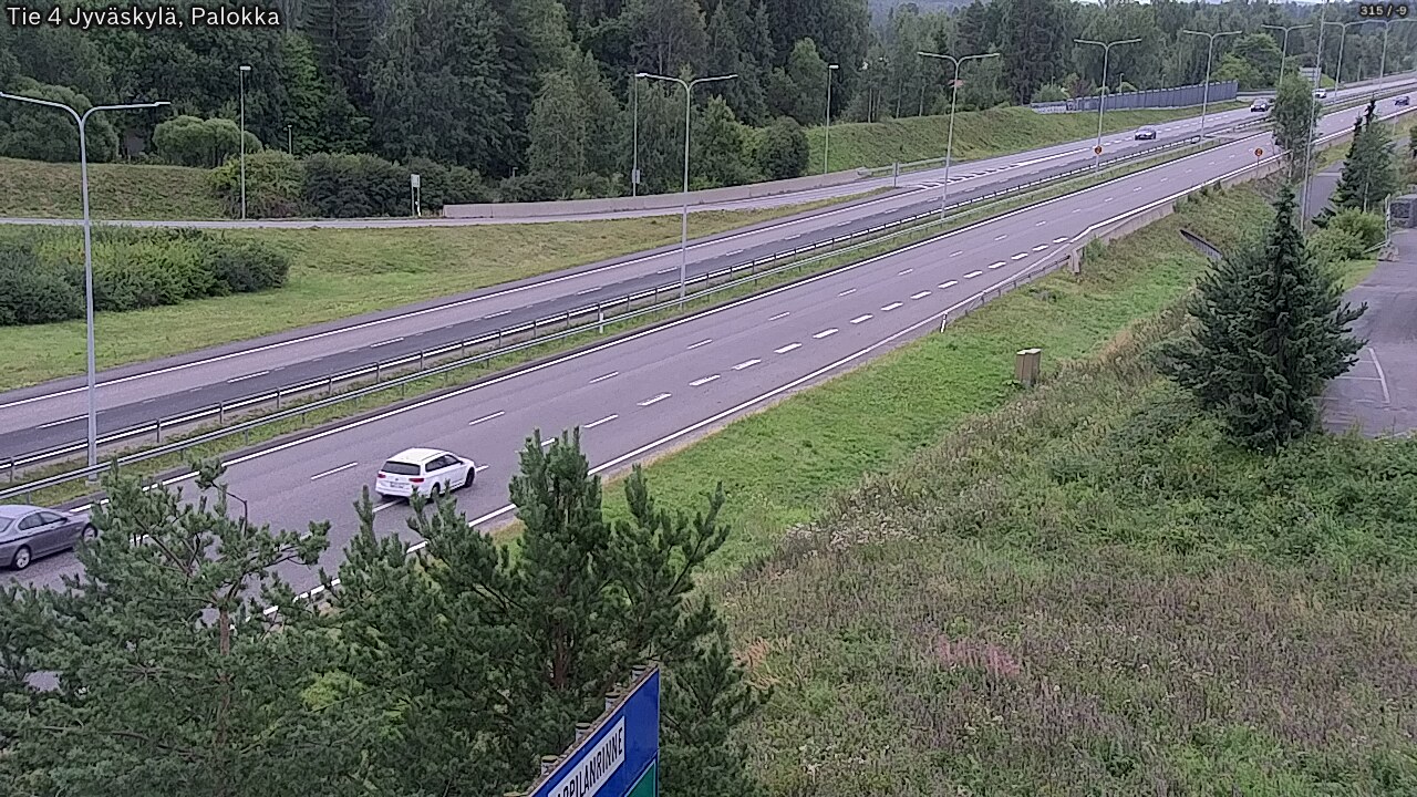 Weather Camera Image Road 4 Jyväskylä, Palokka, Jyväskylä, Keski-Suomi