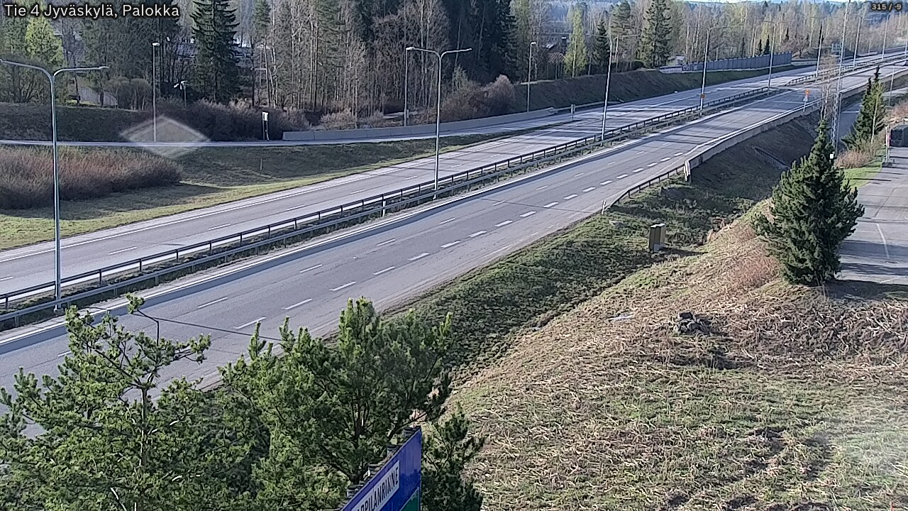 Weather Camera Image Road 4 Jyväskylä, Palokka, Jyväskylä, Keski-Suomi