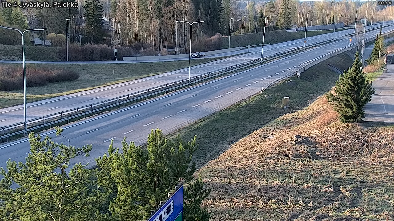 Weather Camera Image Road 4 Jyväskylä, Palokka, Jyväskylä, Keski-Suomi