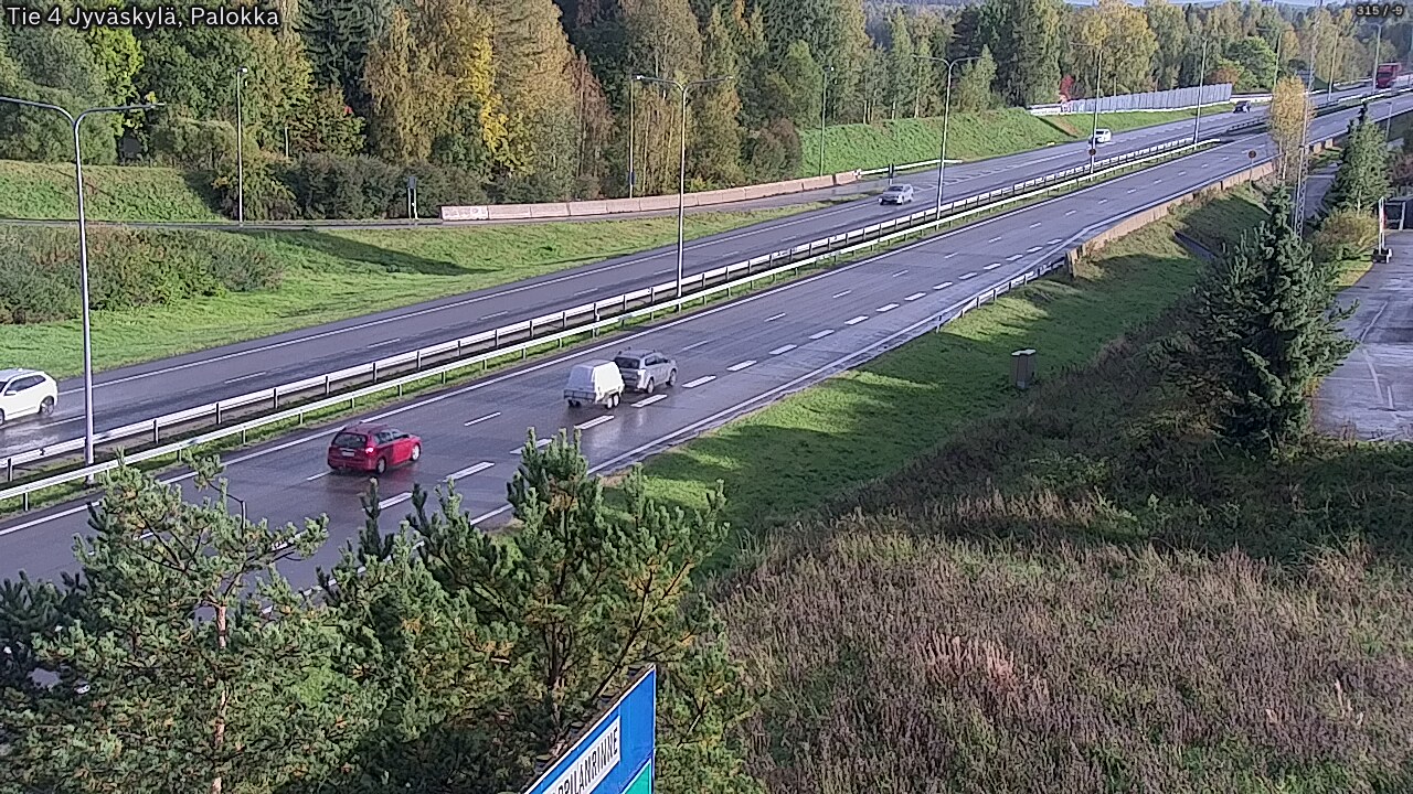 Weather Camera Image Väg 4 Jyväskylä, Palokka, Jyväskylä, Keski-Suomi