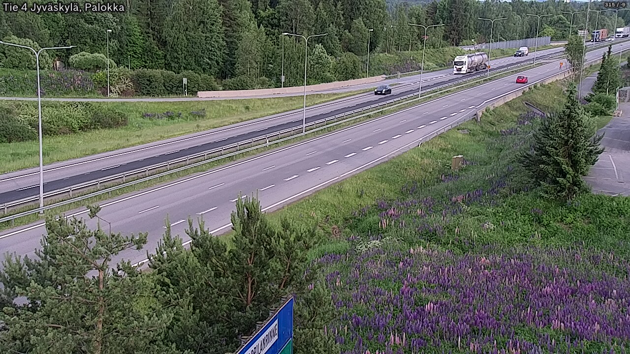 Kelikamerat Kuva Tie 4 Jyväskylä, Palokka, Jyväskylä, Keski-Suomi