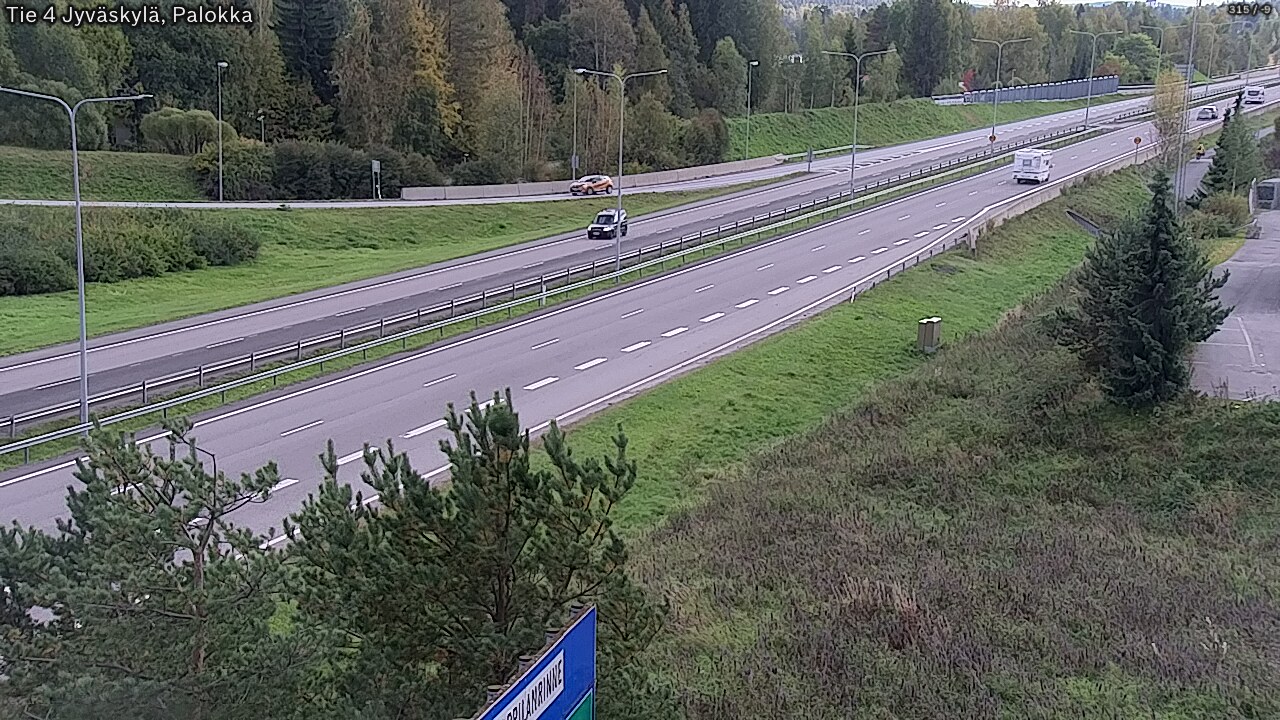Weather Camera Image Road 4 Jyväskylä, Palokka, Jyväskylä, Keski-Suomi