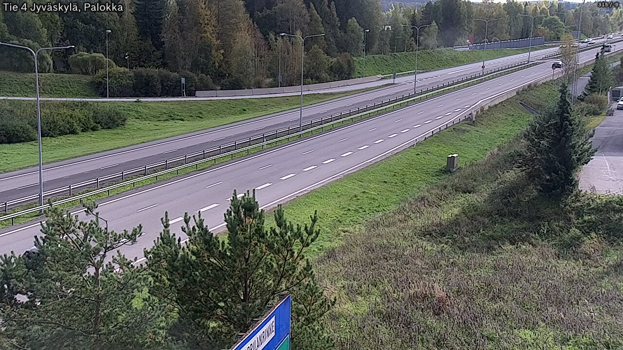 Weather Camera Image Road 4 Jyväskylä, Palokka, Jyväskylä, Keski-Suomi