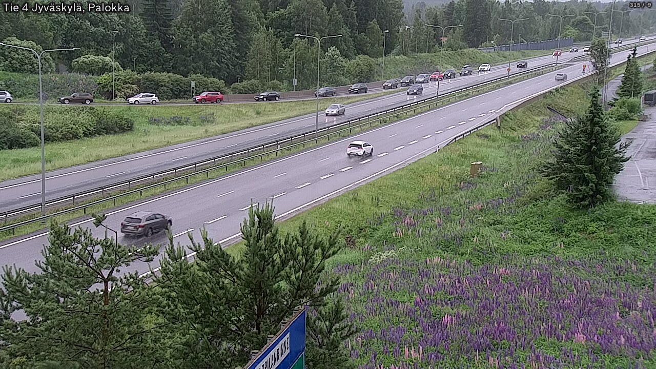 Weather Camera Image Road 4 Jyväskylä, Palokka, Jyväskylä, Keski-Suomi