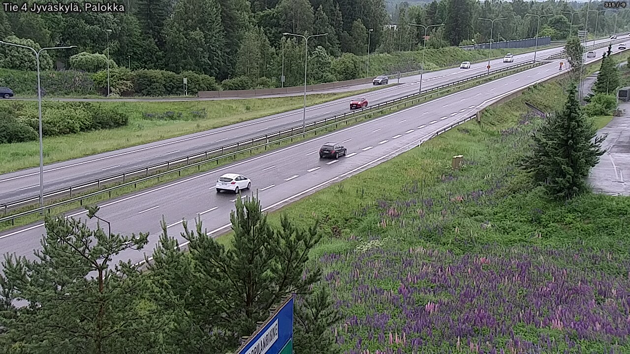 Weather Camera Image Road 4 Jyväskylä, Palokka, Jyväskylä, Keski-Suomi
