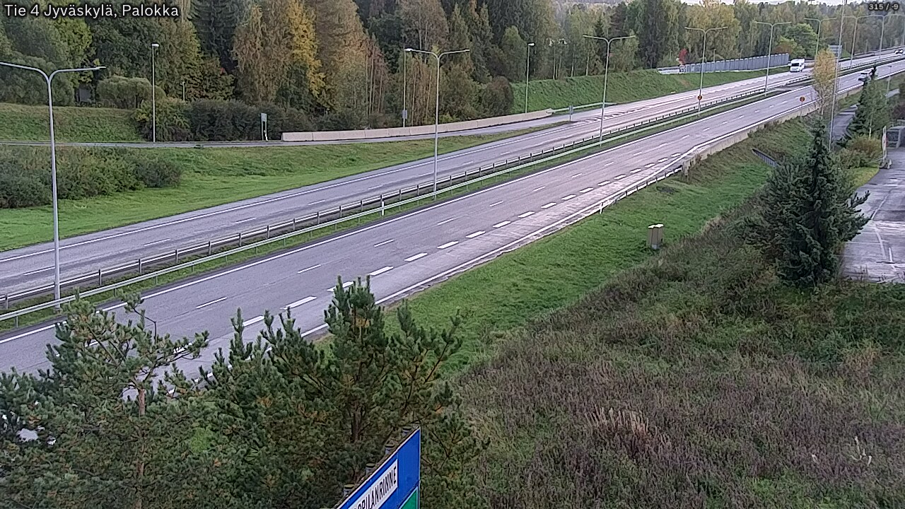 Weather Camera Image Väg 4 Jyväskylä, Palokka, Jyväskylä, Keski-Suomi