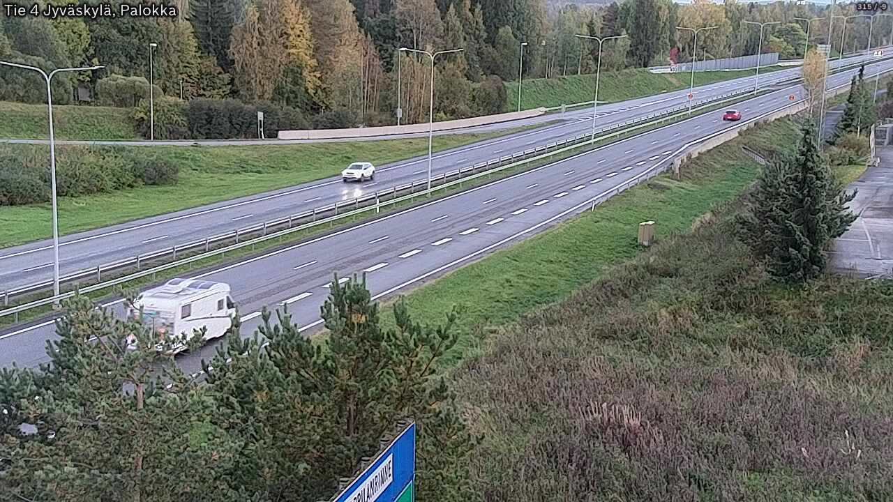 Weather Camera Image Väg 4 Jyväskylä, Palokka, Jyväskylä, Keski-Suomi