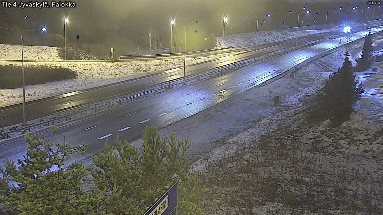 Weather Camera Image Väg 4 Jyväskylä, Palokka, Jyväskylä, Keski-Suomi