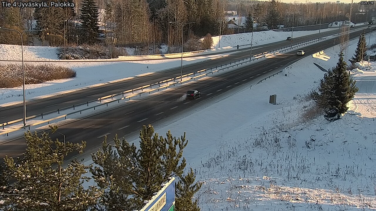 Weather Camera Image Road 4 Jyväskylä, Palokka, Jyväskylä, Keski-Suomi